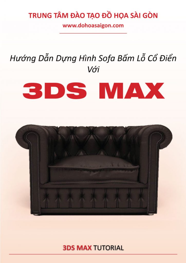 vẽ sofa cổ điển trong 3dsmax