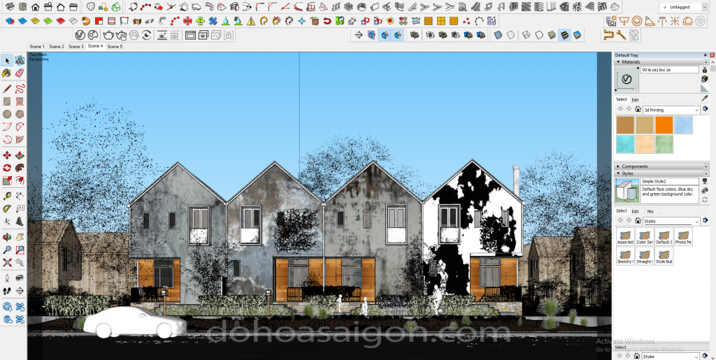 khoa hoc sketchup vray 5 co ban nâng cao