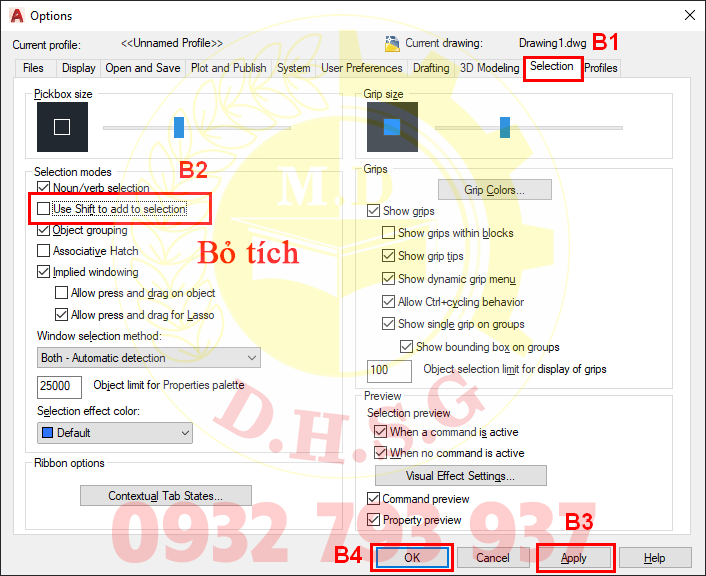 sua-loi-khong-the-chon-nhieu-doi-tuong-mot-lan-trong-autocad