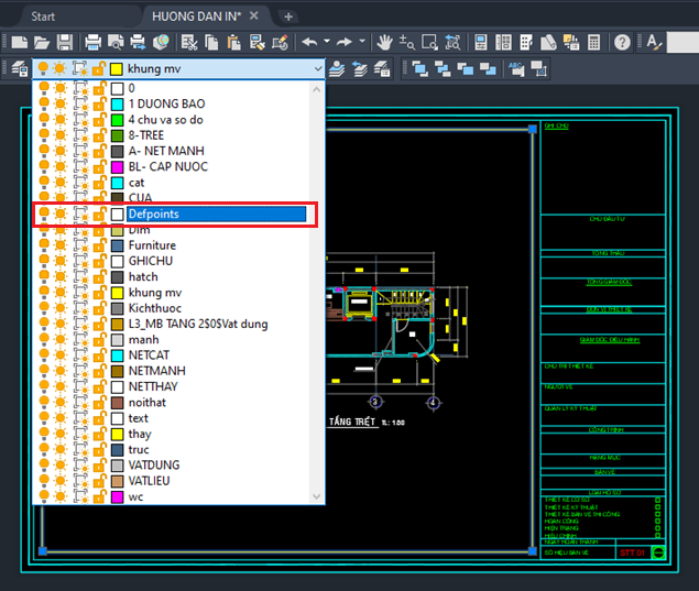 HƯỚNG DẪN IN ẤN TRONG LAYOUT AUTOCAD 14