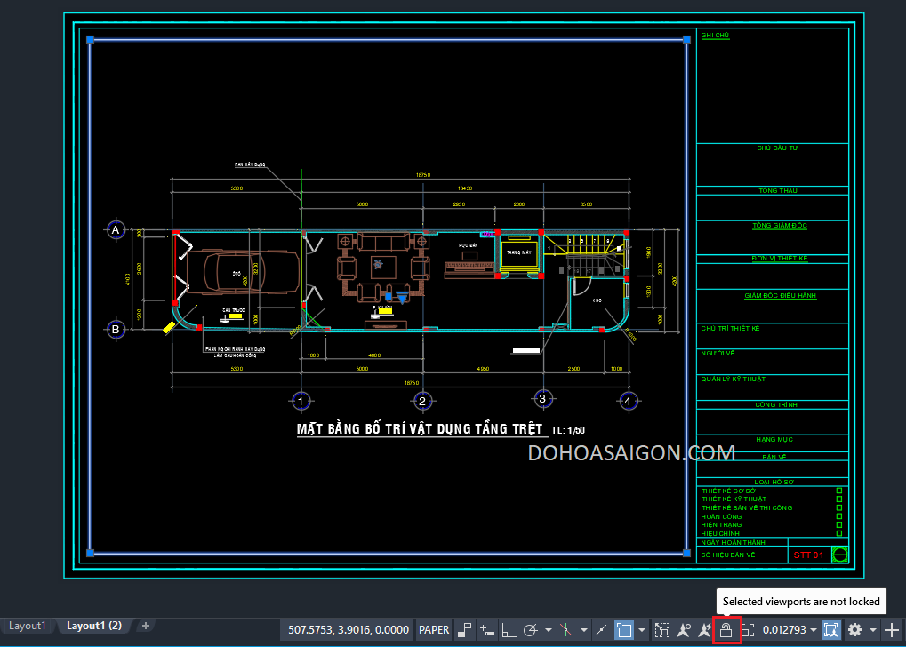 HƯỚNG DẪN IN ẤN TRONG LAYOUT AUTOCAD 20