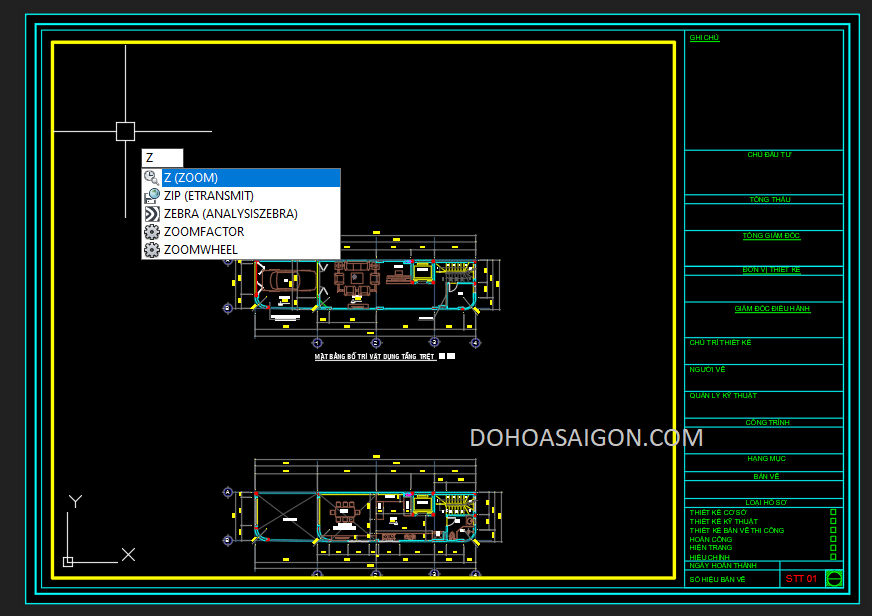 HƯỚNG DẪN IN ẤN TRONG LAYOUT AUTOCAD 9