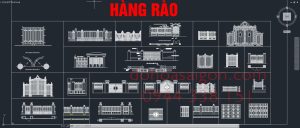 thu-vien-autocad-cong-hang-rao-co-dien