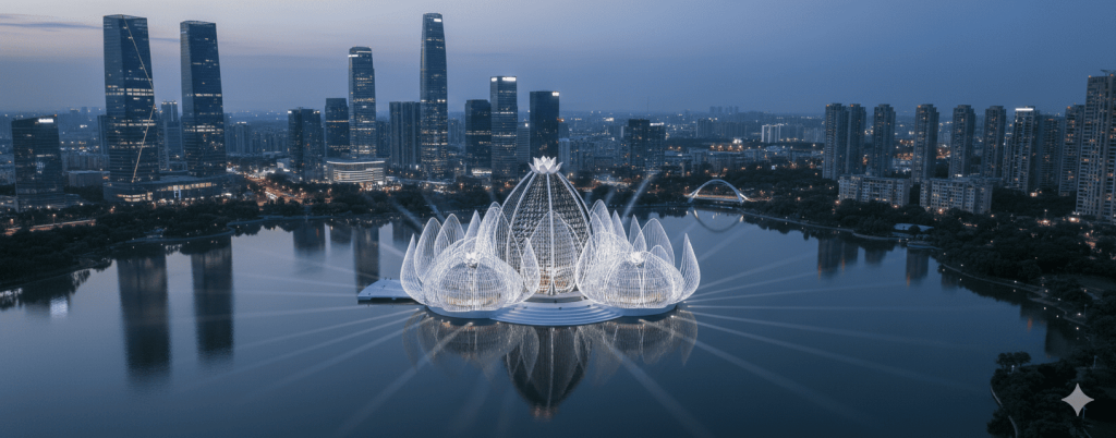 model-sketchup-cong-trinh-bup-sen