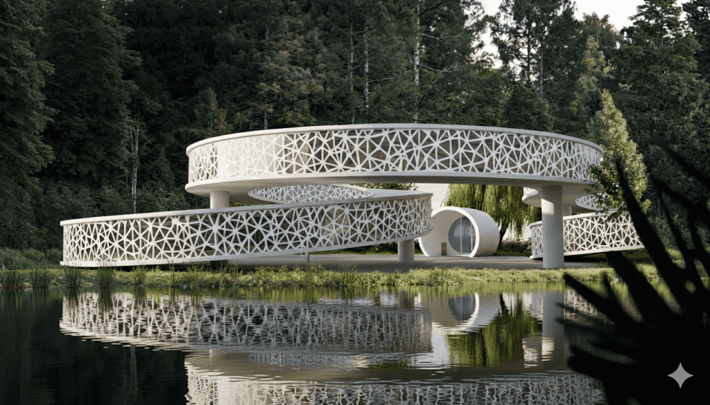 model-sketchup-cong-trinh-nghe-thuat