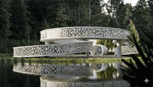 model-sketchup-cong-trinh-nghe-thuat