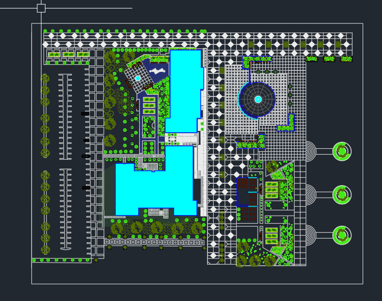 ban-ve-autocad-san-vuon-biet-thu